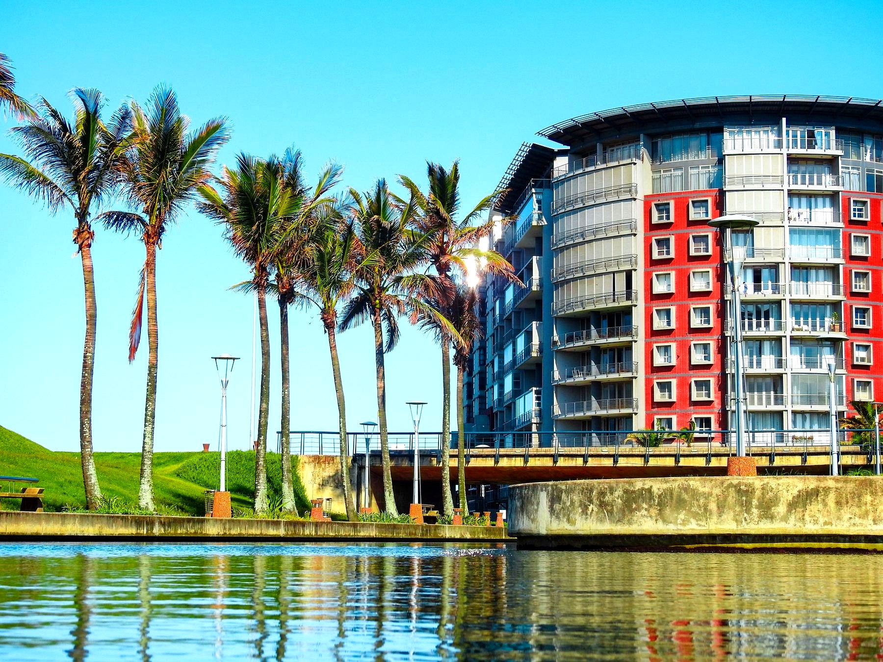 Beach near Point Waterfront Apartments