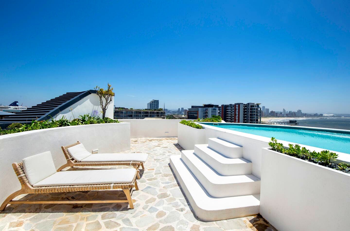 Rooftop pool